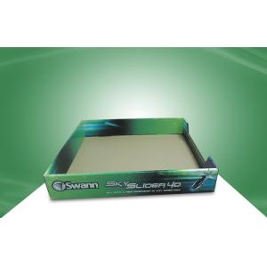 OEM Green PDQ Tray Countertop Cardboard Display Boxes for POS Gift Toy