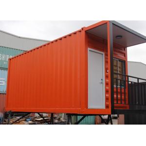 Orange 20GP Pop Up Container Office Container House 15m2