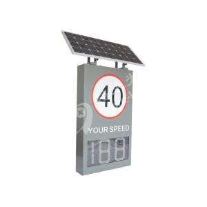 24GHz Portable Solar Speed Radar Sign with Waterproof Level IP65 and Driving