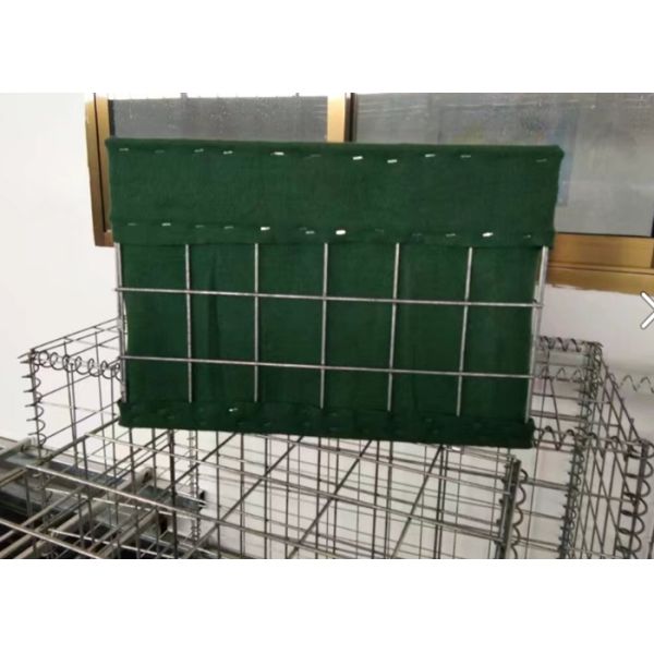 Galfan 50CM*1M*1M*80MM*100MM Hesco Barrier Gabion Box / Gabion Stone Cages