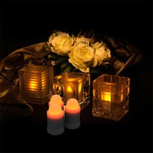 Wi-Fi Rechargeable Flameless Flickering LED Candle Light, Smart Battery Operated