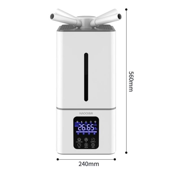 Intelligent Cool Mist Ultrasonic Humidifier Rotary Knob 13L Greenhouse Fruit Vegetable Supermarket Humidifier