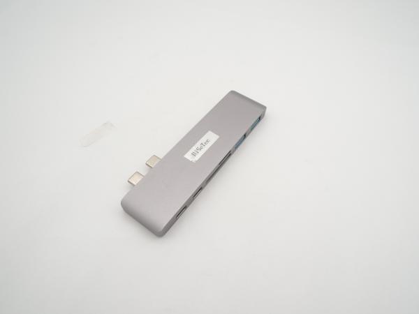 Quality 6 IN 1 SD TF Card Reader Thunderbolt 3 Multiport Usb C Hub wholesale
