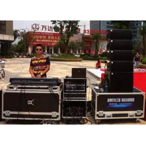 Portable 8 Inch Active Line Array System Column Speaker Black Paint