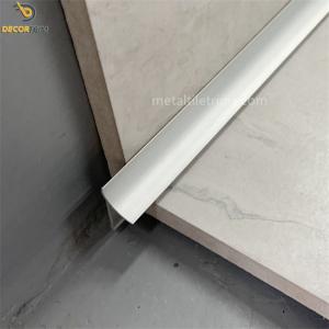 China Aluminum 6063 Internal Corner Tile Trim With Anodized Powder Coat Surface on sale