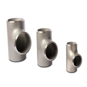 Welded Strength Stainless Steel Tee Piece Branch Good Formability Temperature
