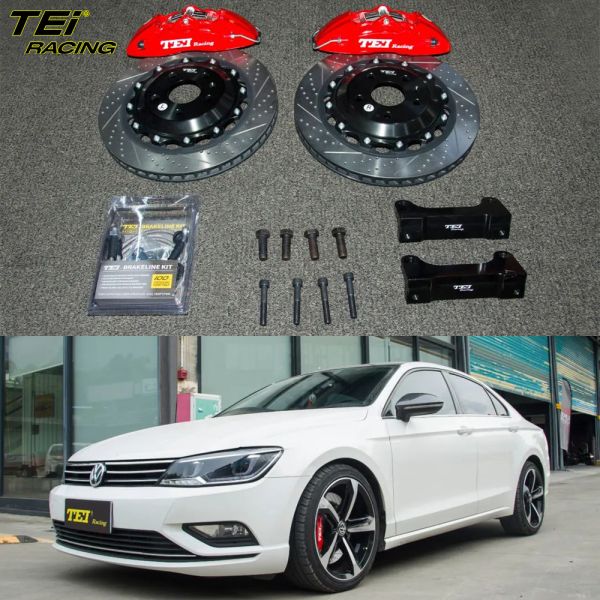 Front Big Brake Kit 4 Piston Caliper With 355x28mm Rotor BBK Auto Brake System