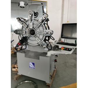 Multifunction CNC 0.3 - 2.5mm Wire Forming Spring Making Machine With Servo