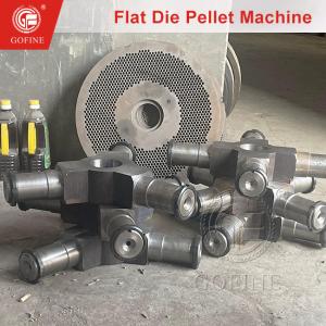 Final Granules 2-8mm Columnar Particles Flat Die Pellet Machine For Fertilizer