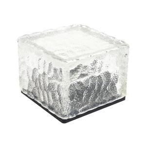 Glass Brick Solar Power Lights With Auto Intensity Control Set Of 3