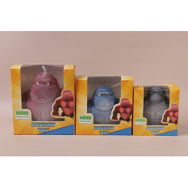 Children's Pinch Toy Gorilla Vent Pinch Slow Rebound Toy Decompression Sand Molding Soft Glue