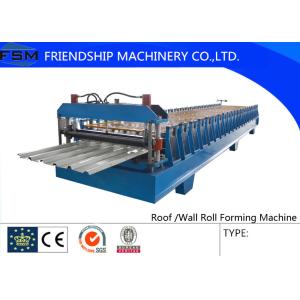 23 Stations Roof Roll Forming Machine , Stainless Steel Machinery