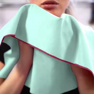 Custom Logo Eco-Friendly Recycled Microfiber Soft Suede Gym Towel High Absorbent