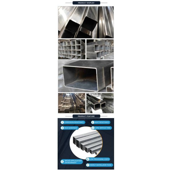 High Strength Stainless Steel Square Pipe 0.3mm SUS 304 Welded Seamless