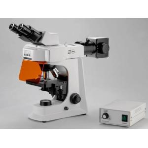 White Trinocular Lab Biological Microscope With Mechanical Stage