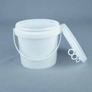 Customizable Transparent Plastic Bucket Smooth Surface IML/Thermal Transfer