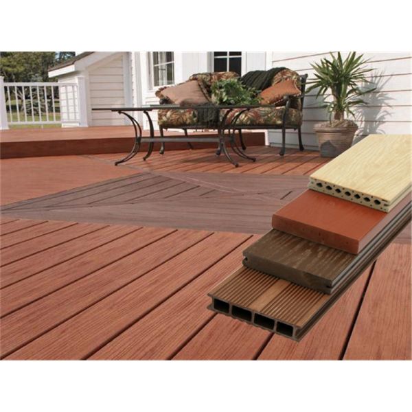 Quality Moisture Proof WPC Wood Plastic Composite Decking Boards For Outside 2m / 3m / 4m wholesale