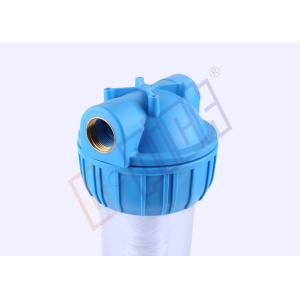 Blue Lid PP Cartridge Filter Housing SGS Certification For Drinking Water
