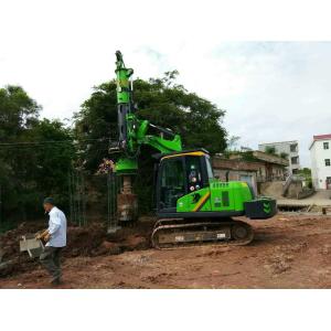 Small Hydraulic Rotary Piling Rig With Speed Rotation 7~40 rpm KR40A Max.
