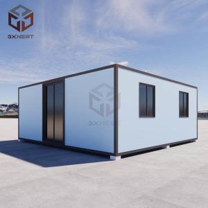 Portable Fireproof Expandable Foldable 20ft Container House With Terrace