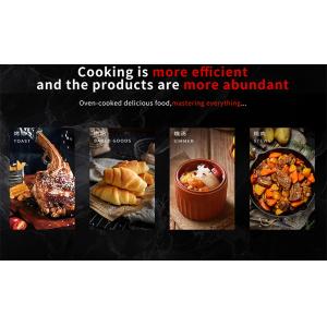 Round Wood Fired Pizza Oven with Volcanic Lava Rock