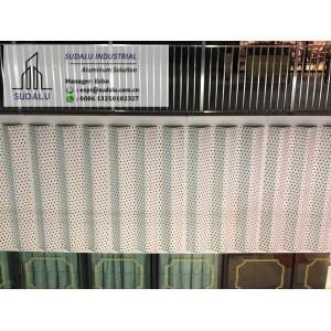 SUDALU Foshan City Aluminum Perforated Facade Cladding Wall Panel Extrior
