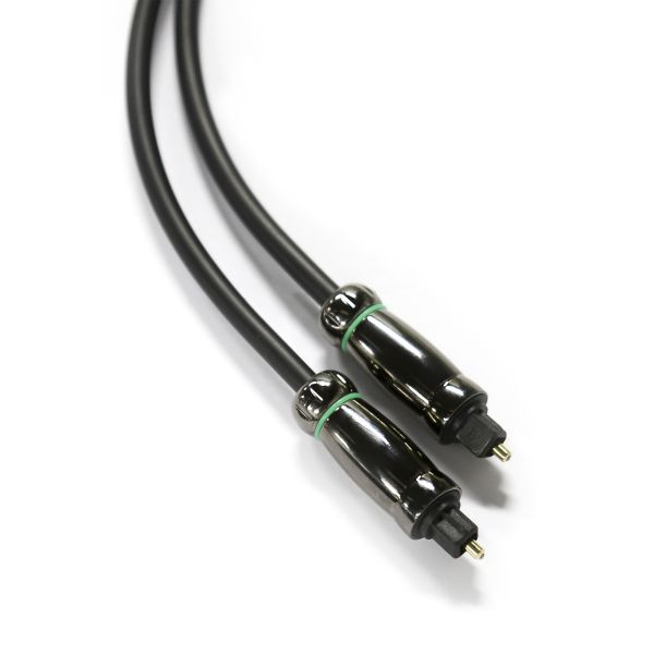 Corrosion Resistant TOSLINK Optical Audio Cable OD6.0mm Black Cable For DVDs Blu-Rays