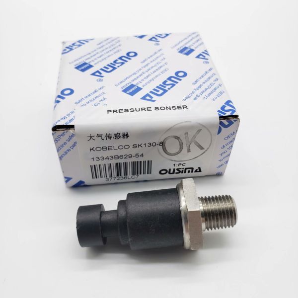 Quality OUSIMSA Pressure Sensor 13343B629-54 Excavator Electrical Parts For Excavator COBELCO SK130-8 wholesale