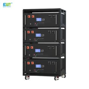 51.2V 200Ah Solar Battery Lithium Iron Phosphate Rack Type Energy Storage with RoHS Certification and RS232 Communication