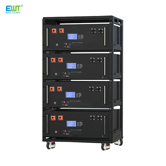 Quality 51.2V 200Ah Solar Battery Lithium Iron Phosphate Rack Type Energy Storage with RoHS Certification and RS232 Communication wholesale