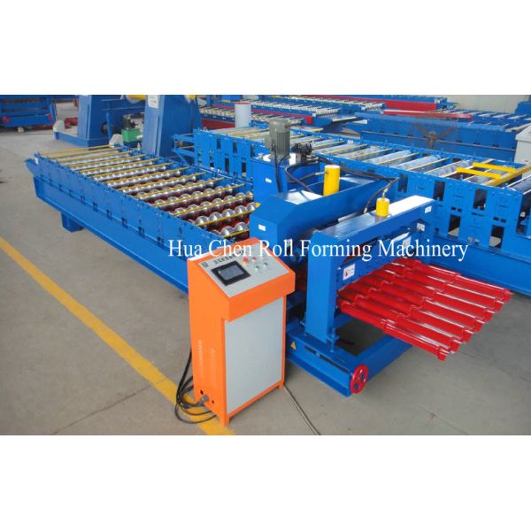 Quality Great Building Material Aluminum Roof Glazed Tile Roll Forming Machine wholesale