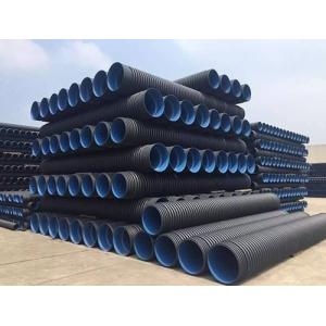 High Density HDPE Twin Wall Drainage Pipe DN200 To 1800mm