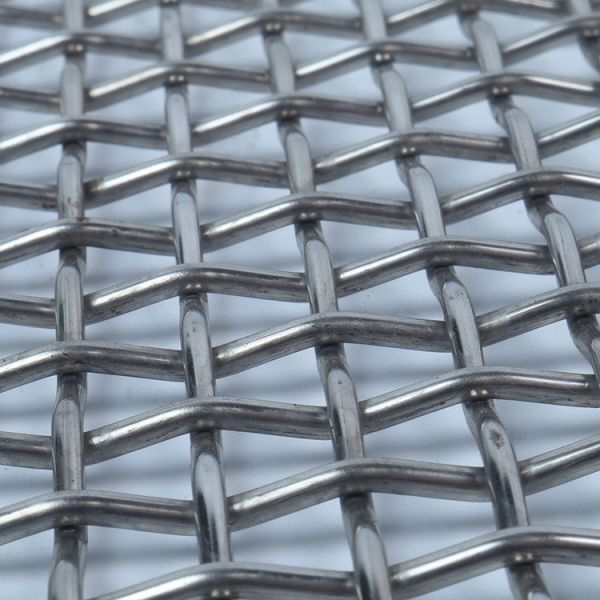 Manganese Steel/stainless Steel Crimped Wire Mesh Vibrating Screen Mesh with
