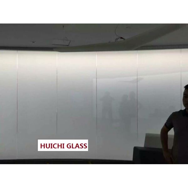 Smart switchable glass for interior design