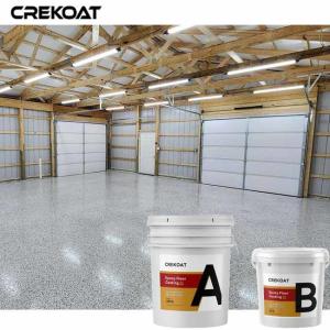 Water Based Transparent Epoxy Resin Floor Coating Broadcast Decorative Flake