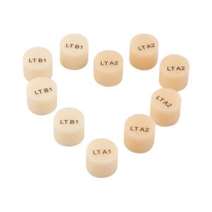 10mm Ceramic Translucent Zirconia Blocks 10 PCS IPS Emax Ingots