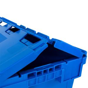 Storage and Transportation Solution Stackable Plastic Crate with Lid ISO9001