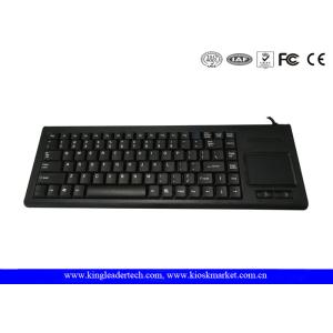 87 Keys Plastic Industrial Keyboard With Optical Touchpad , USB Or PS / 2