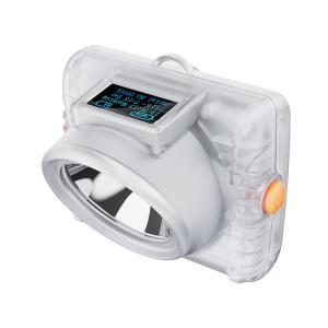 Cheap KL6LMB Cordless LED Mining Cap Lamp Underground Miner Light With OLED Display for sale
