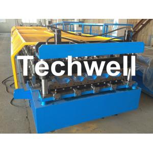 Iron Metal Roof Sheet Roll Forming Machine With Manual Or Hydraulic Uncoiler