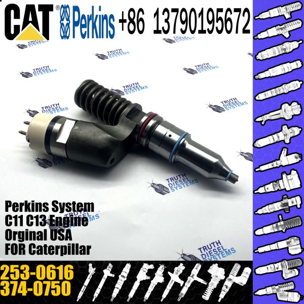 Machinery Engine Parts Cummins fuel injector 2530616 3740750 253-0616 Cummins C15 C13 2530616 3740750 253-0616