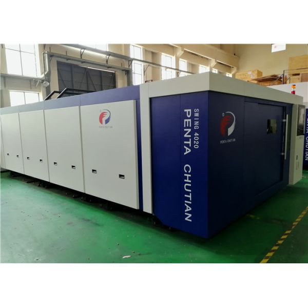 Quality High Power Fiber Laser Cutting Equipment Fast Pallet Exchanger Automatically wholesale