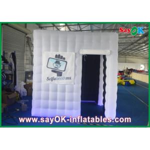 Wedding Photo Booth Hire White Inflatable Photo Booth Enclosure Led Lights For