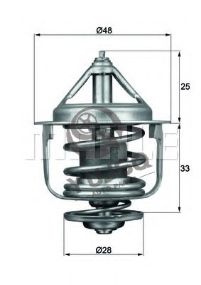 Nissan Thermostat 21200-77A00 for Engine Cooling System