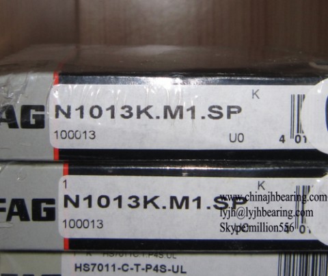 Quality FAG N1013-K-M1-SP cylindrical roller bearing Dimension:65x100x18mm,SP precision grade,in stock wholesale