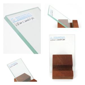 Cheap 6.58mm Low E Laminated Glass Energy Efficient Low E Window Glass Replacement for sale