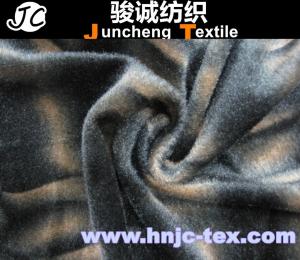 China Stripe printed common velboa fabric aminal like short pile for sofa upholstery polyester on sale