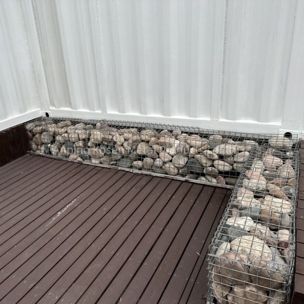 Quality Garden Decoration Galvanized Gabion Stone Baskets 2x1x1m Welded Gabion Box Wire Mesh Fence Wall wholesale