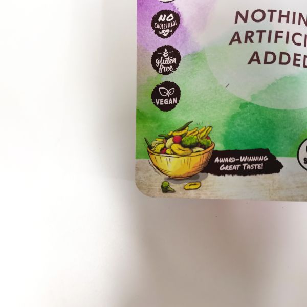 Wholesale custom digital printed food packaging bag snack mango dried fruit stand up zipper plastic pouch