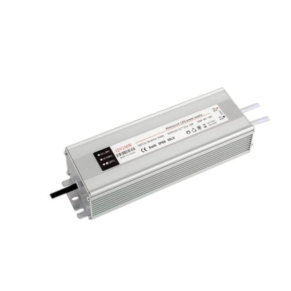 12V/24V/36V/48V Waterproof LED Power Supply - 150W Output, IP67 Rated | Reliable